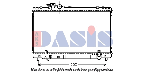 Radiator, engine cooling (213910N)