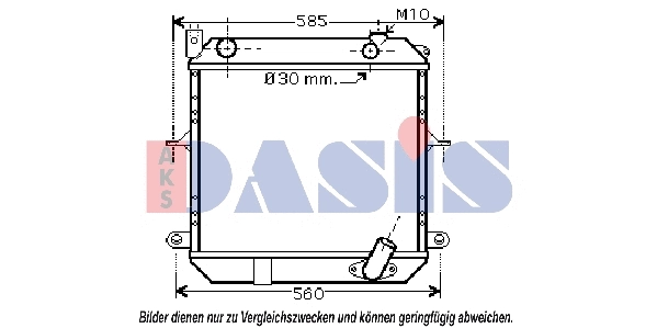 Radiator, engine cooling (070092N)