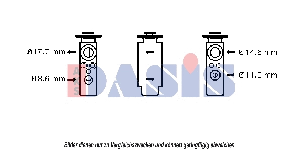 Expansion Valve, air conditioning (840560N)