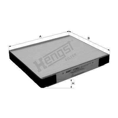 Filter, cabin air (E3985LI)
