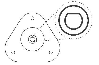 Repair Kit, suspension strut support mount (SM5658)