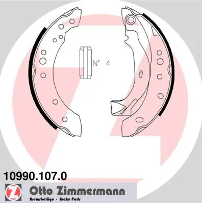 Brake Shoe Set (10990.107.0)