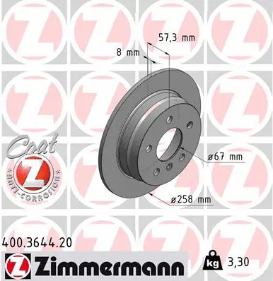Brake Disc (400.3644.20)