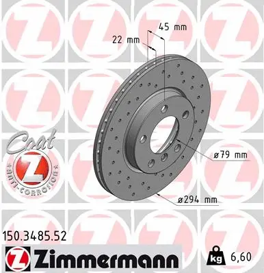 Brake Disc (150.3485.52)