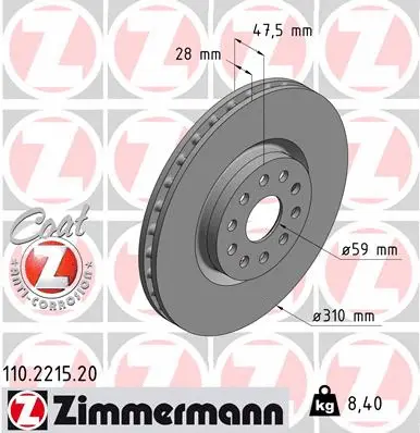 Brake Disc (110.2215.20)