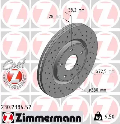 Brake Disc (230.2384.52)