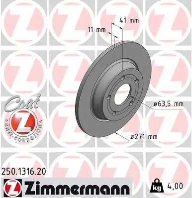 Brake Disc (250.1316.20)