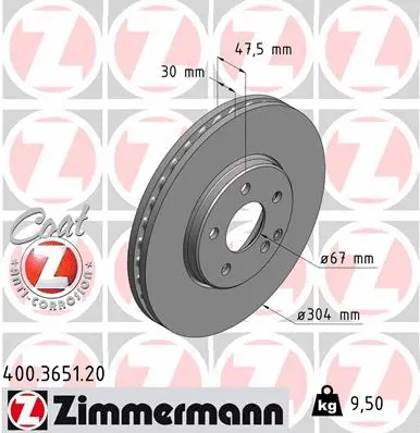 Brake Disc (400.3651.20)