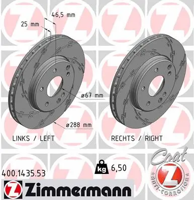 Brake Disc (400.1435.53)