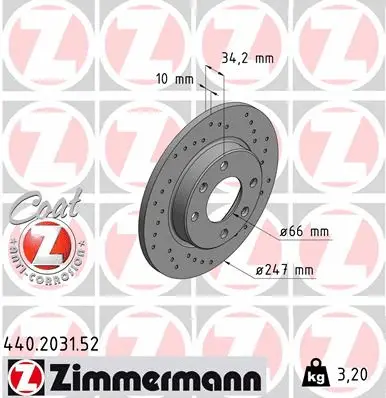 Brake Disc (440.2031.52)