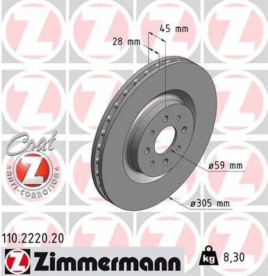 Brake Disc (110.2220.20)