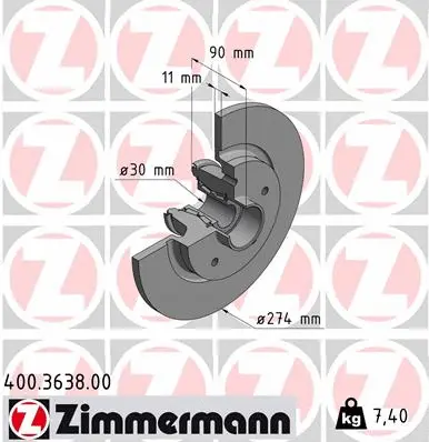 Brake Disc (400.3638.00)