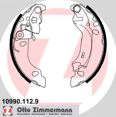 Brake Shoe Set (10990.112.9)