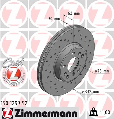 Brake Disc (150.1297.52)
