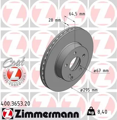Brake Disc (400.3653.20)