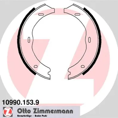 Brake Shoe Set, parking brake (10990.153.9)