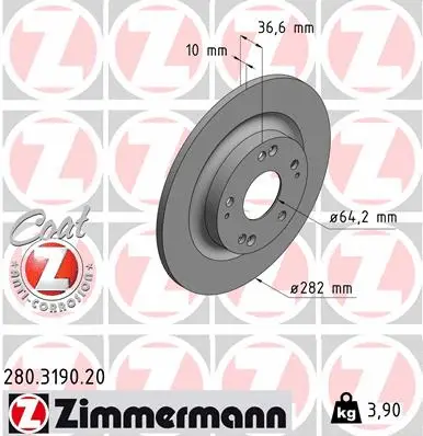 Brake Disc (280.3190.20)
