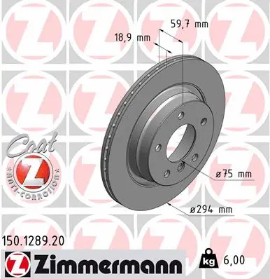Brake Disc (150.1289.20)