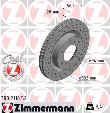 Brake Disc (380.2116.52)