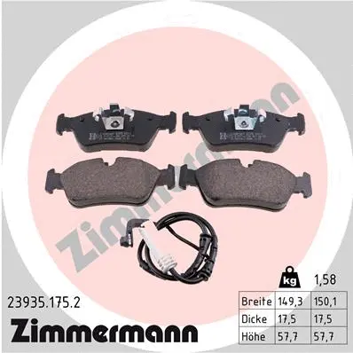 Brake Pad Set, disc brake (23935.175.2)
