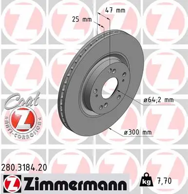 Brake Disc (280.3184.20)