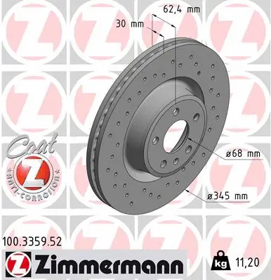 Brake Disc (100.3359.52)