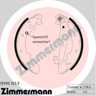 Brake Shoe Set (10990.103.9)