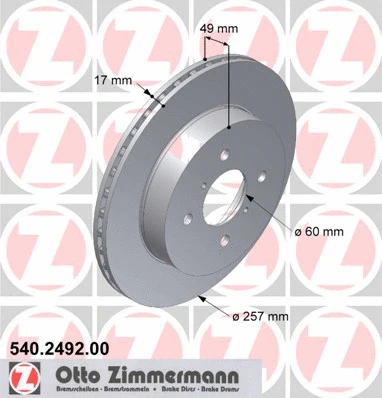 Brake Disc (540.2492.00)