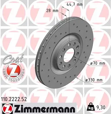 Brake Disc (110.2222.52)