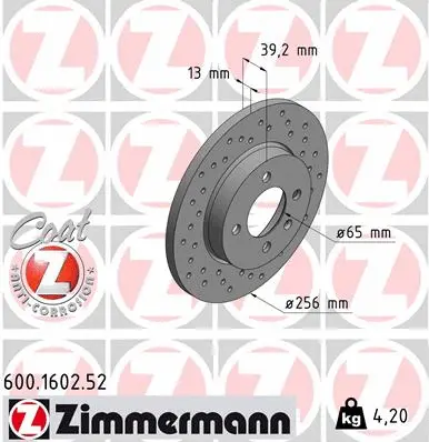 Brake Disc (600.1602.52)