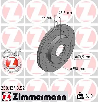 Brake Disc (250.1343.52)
