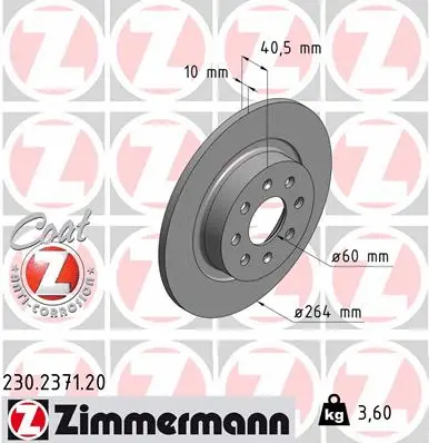 Brake Disc (230.2371.20)