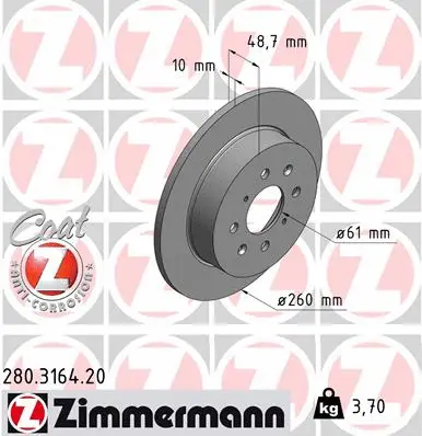 Brake Disc (280.3164.20)