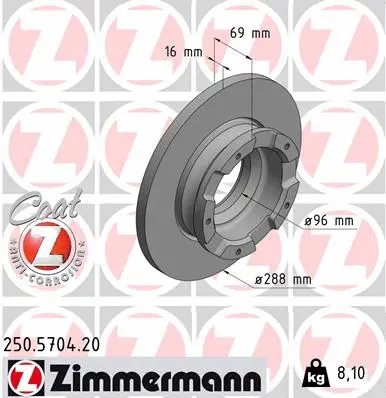 Brake Disc (250.5704.20)