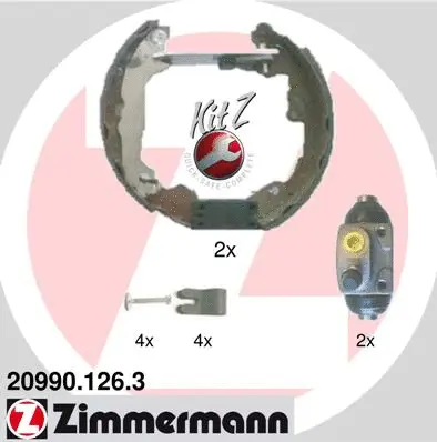 Brake Shoe Set (20990.126.3)