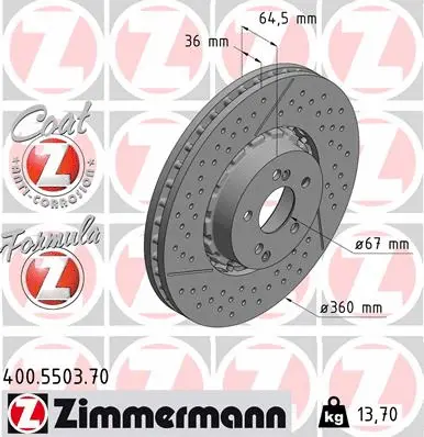 Brake Disc (400.5503.70)