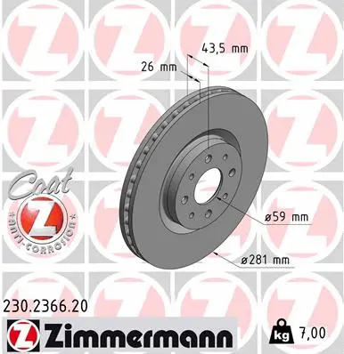 Brake Disc (230.2366.20)