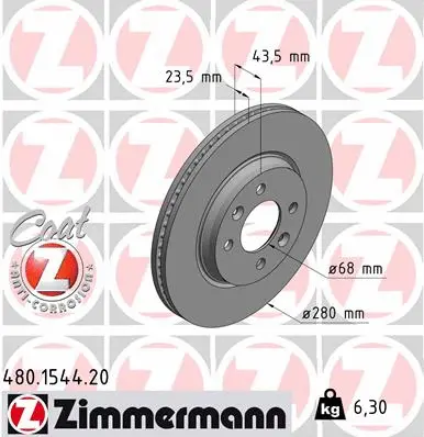 Brake Disc (480.1544.20)