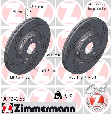 Brake Disc (100.1242.53)