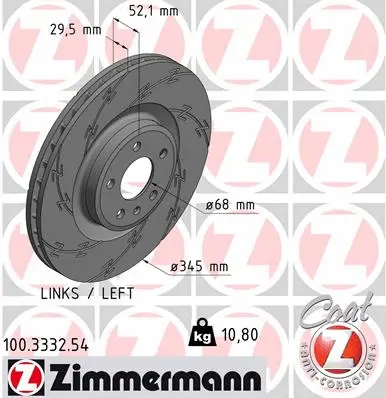 Brake Disc (100.3332.54)