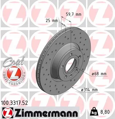 Brake Disc (100.3317.52)