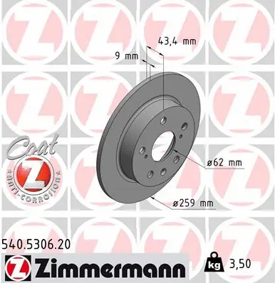 Brake Disc (540.5306.20)