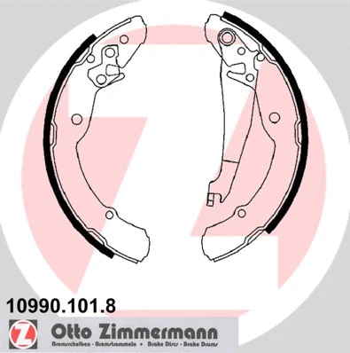 Brake Shoe Set (10990.101.8)