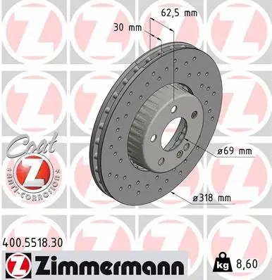 Brake Disc (400.5518.30)