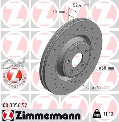 Brake Disc (100.3356.52)