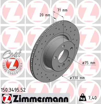 Brake Disc (150.3495.52)