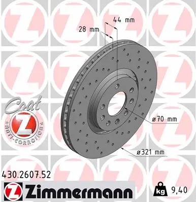 Brake Disc (430.2607.52)