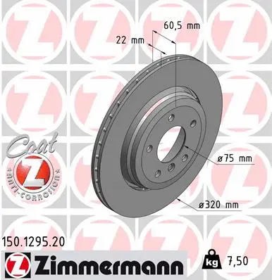 Brake Disc (150.1295.20)