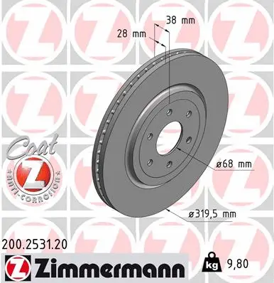 Brake Disc (200.2531.20)
