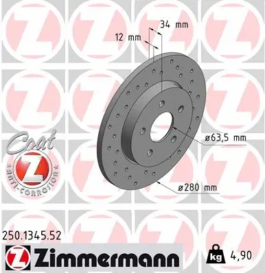 Brake Disc (250.1345.52)